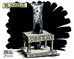 TRUMP ADMIN PUTS THE SQUEEZE ON COVID SCIENTISTS by Jonathan Brown