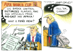 FIFA WORLD CUP BORDER CRITICISM by Zapiro