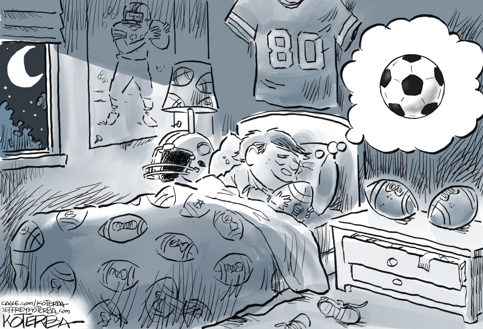 Dreaming of football or soccer?