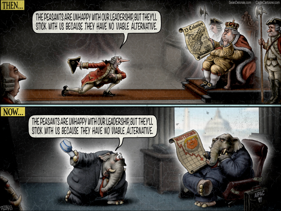 Republican Elephant Echoes King George Complacency Ahead of Midterms