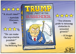 TRUMP THE ART OF THE SURRENDER BOOK by Christopher Weyant