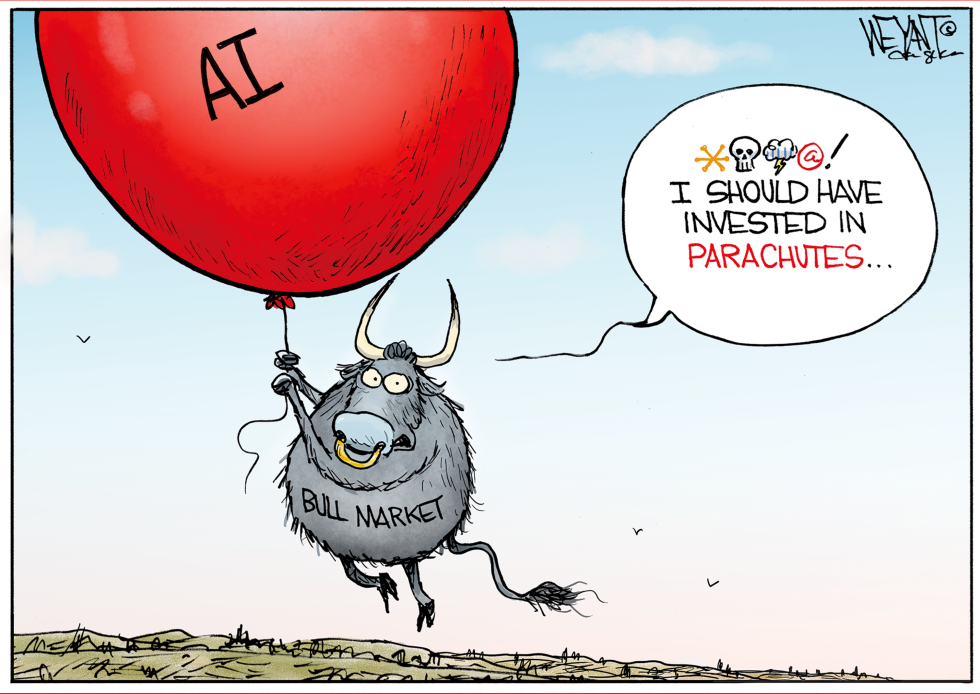 Bull Market Hangs from AI Balloon While Regretting Parachute Choice