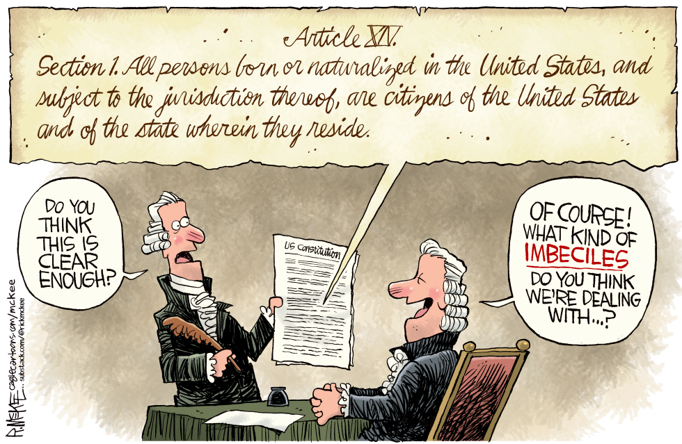Founding Fathers Mock Doubts Over 14th Amendment Clarity