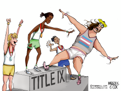 TRANS ATHLETE DISRUPTS TITLE IX PODIUM by Margolis & Cox