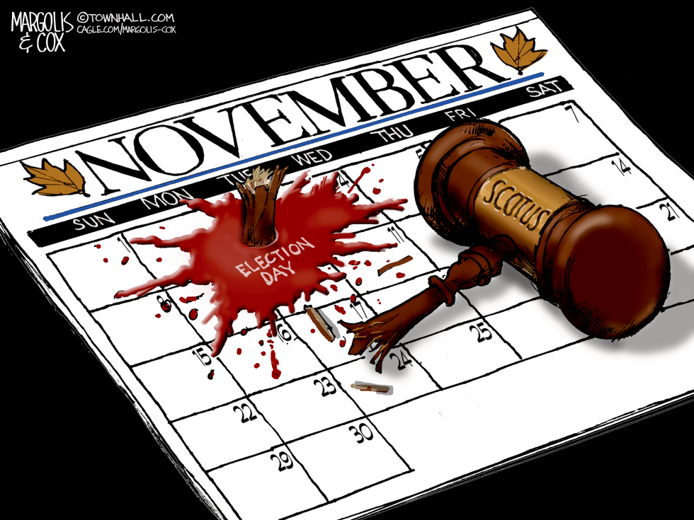 SCOTUS Gavel Smashes Election Day on November Calendar