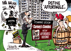 CARNEY CONDOS AFFORDABLE HOUSING SIGN by Steve Nease