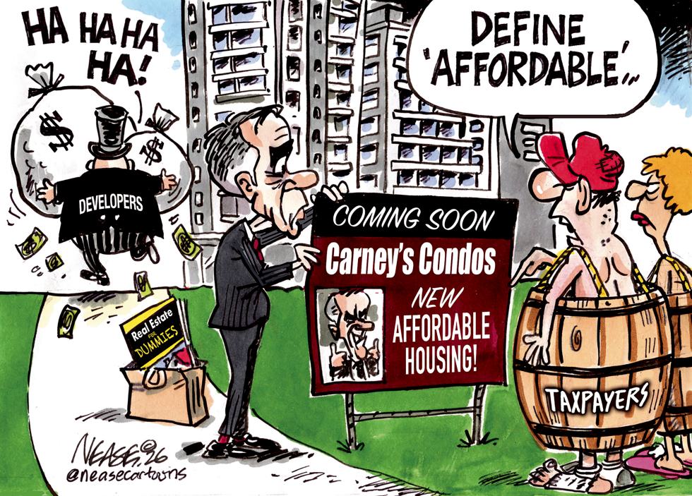 Carney Condos Sign Sparks Debate Over Affordable Housing Definition