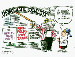 ELEPHANT TOURS DEMOCRATIC SOCIALISTS ATTRACTIONS by Jimmy Margulies