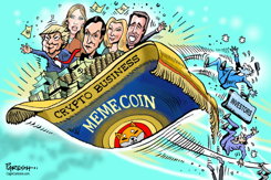CRYPTO WINDFALL FOR TRUMP by Paresh Nath
