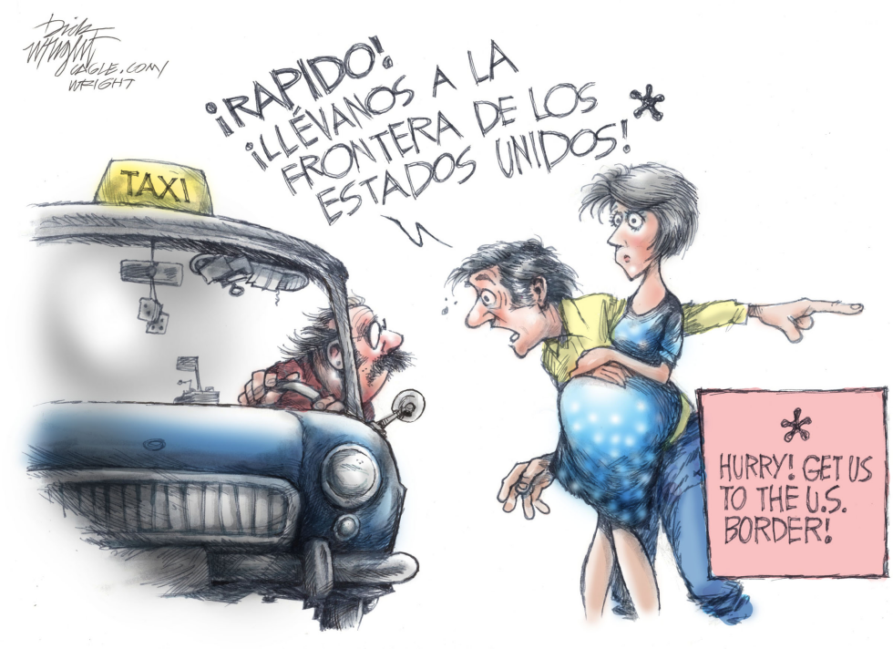 Couple Rushes Pregnant Woman to Taxi at US Border