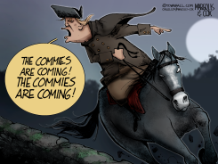 RIDER WARNS COMMIES ARE COMING by Margolis & Cox