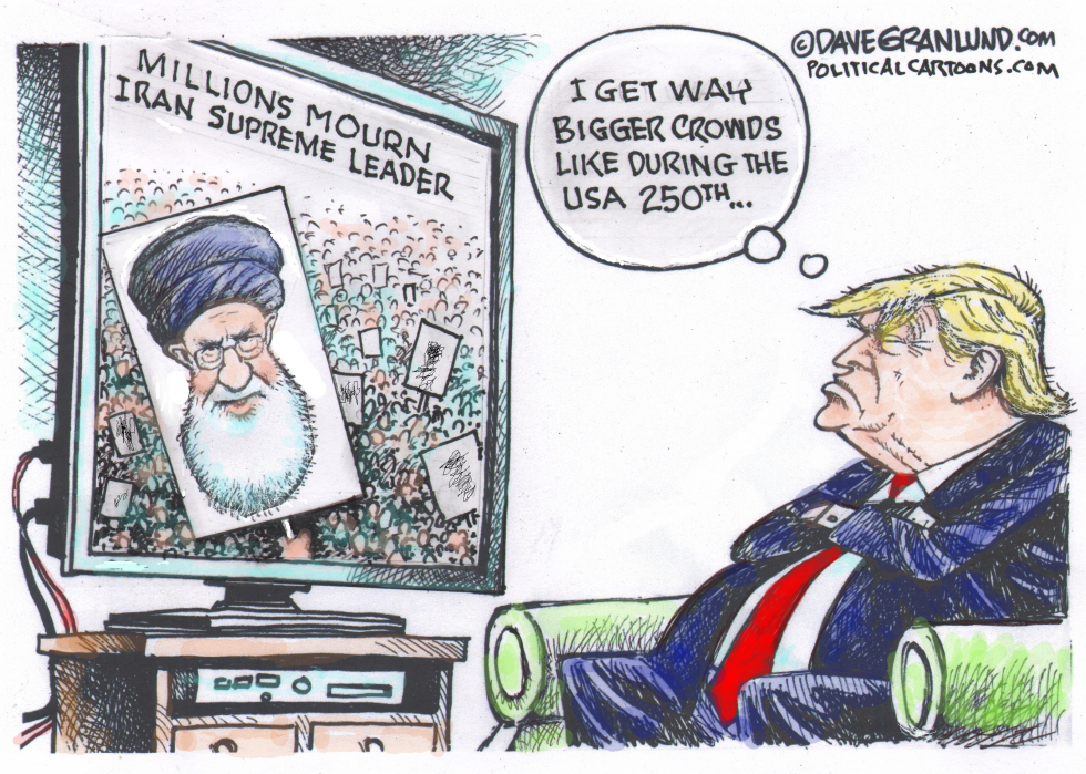 Trump Reacts to Iran Leader Mourning