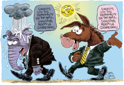 FOLEY SCANDAL POLITICS by Daryl Cagle