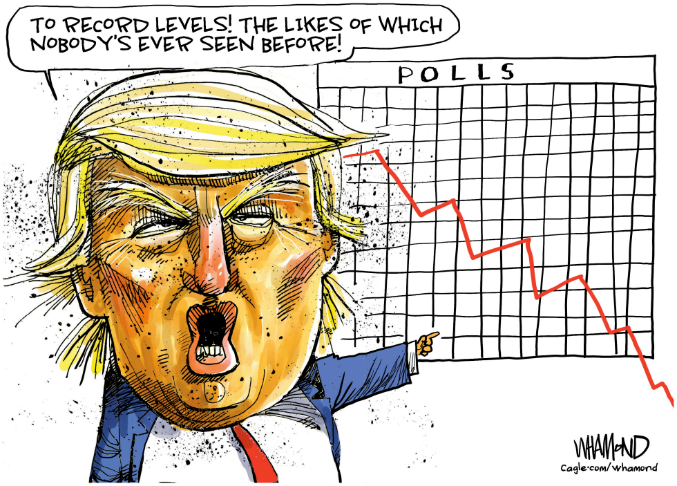 Trump Record Low Poll Levels