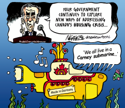 CARNEY SUBMARINE TACKLES CANADA HOUSING CRISIS by Steve Nease