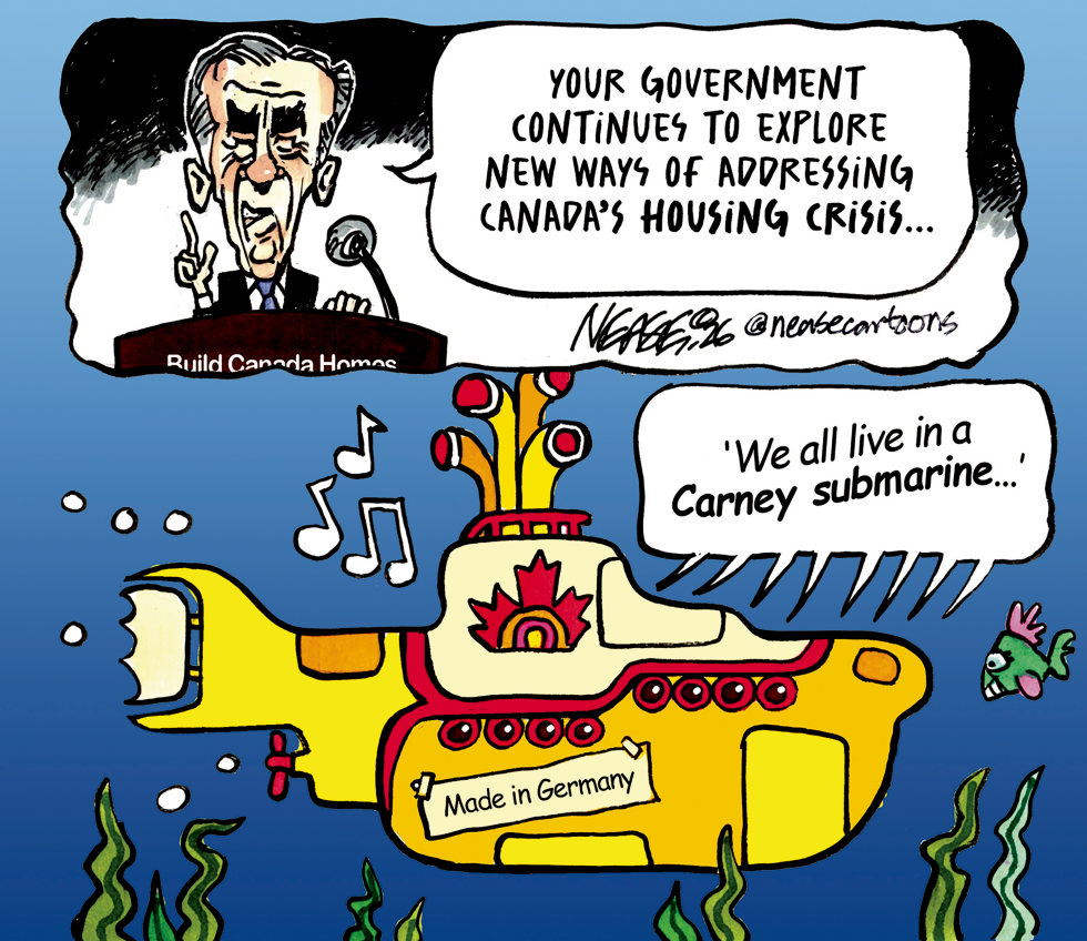 Carney Submarine Explores Canada's Housing Crisis Depths