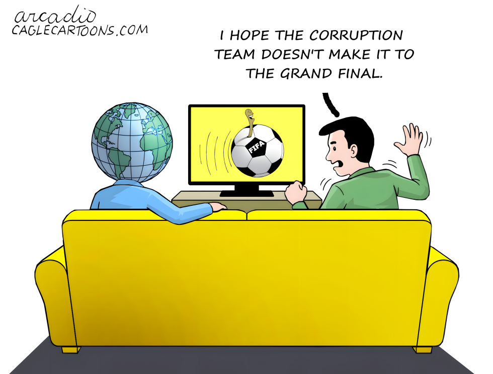 Soccer Viewer Alarmed by FIFA Corruption Worm on Screen