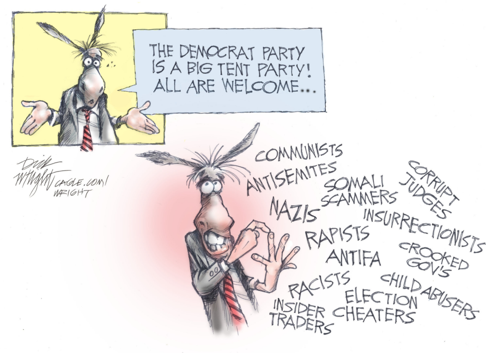Democrat Big Tent Welcomes Extremists from Nazis to Rapists