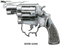 REVOLVER FORMS US MAP WITH HOLE by Bill Day