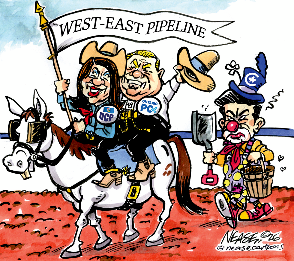 UCP and Ontario PC Premiers Ride for West-East Pipeline