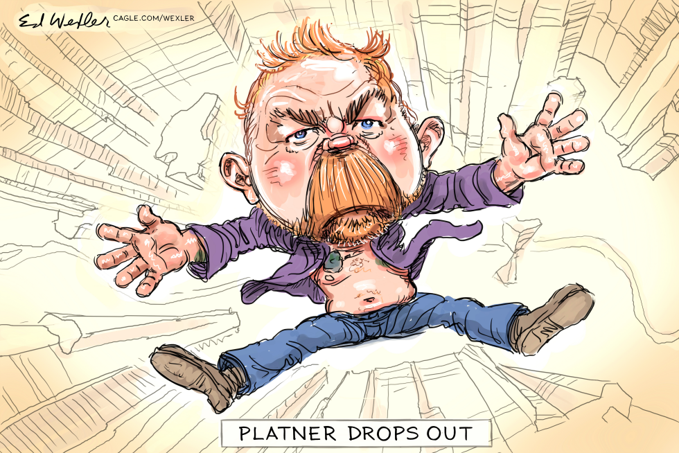 Platner Drops Out of Race Amid Dramatic Plunge