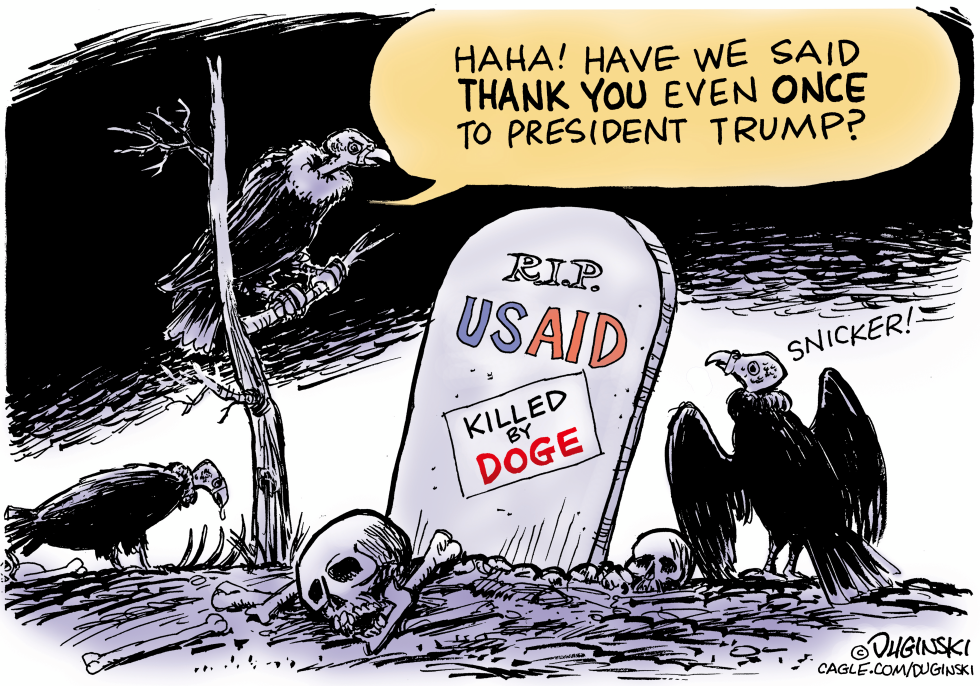 Vultures question thanks to Trump after DOGE ends USAID