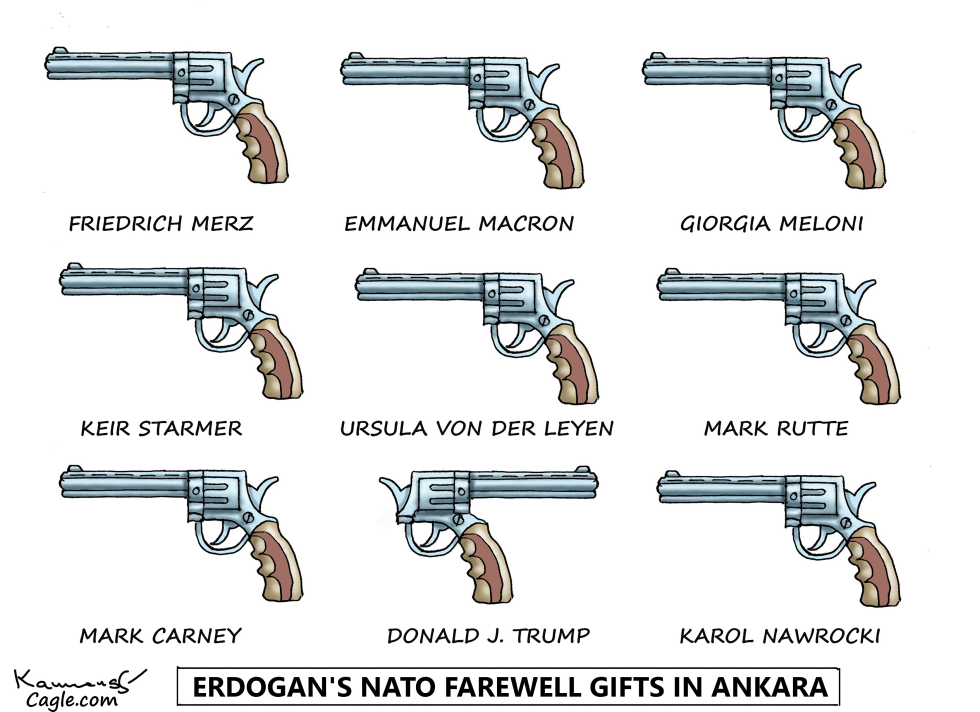ERDOGAN'S NATO FAREWELL GIFTS IN ANKARA
