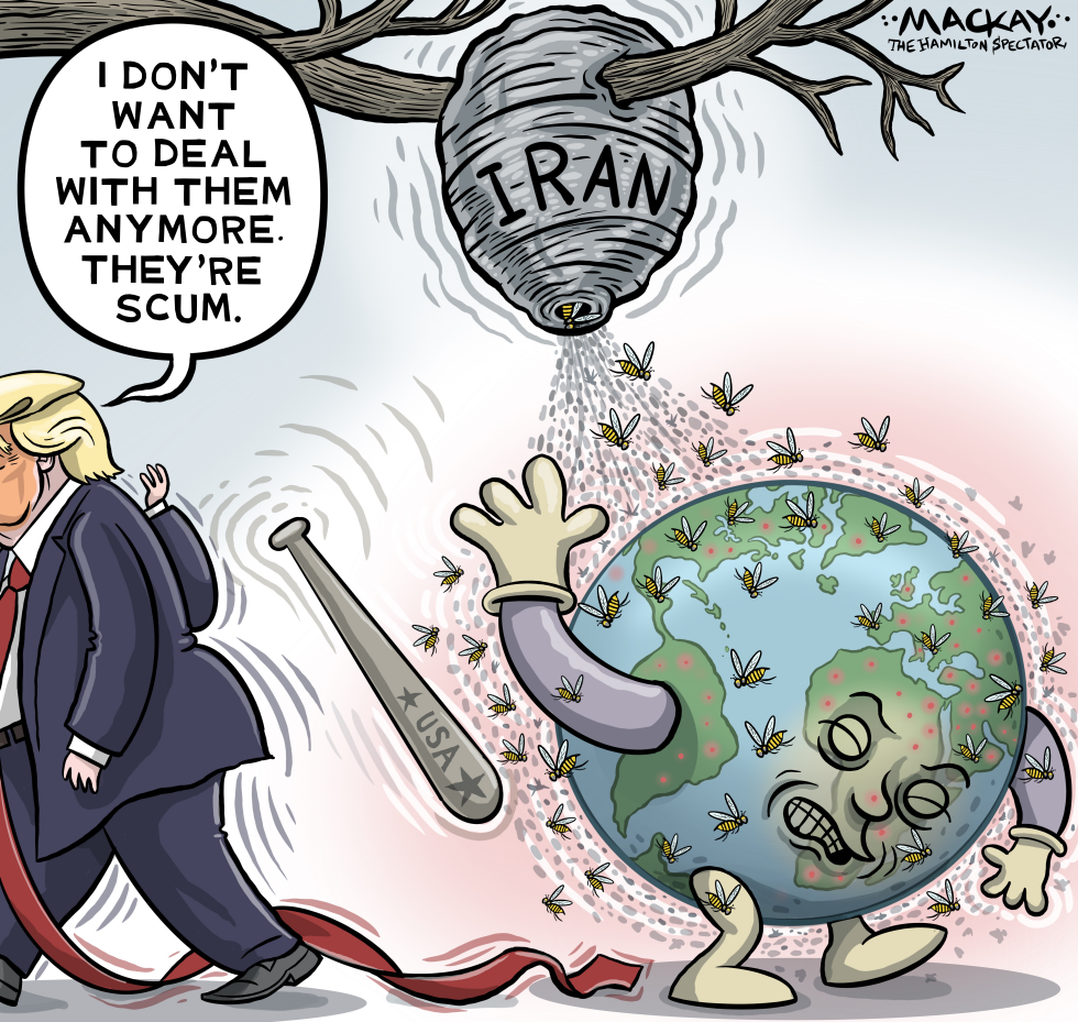 Trump's hornets nest bashing stings the world