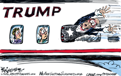 TRUMP AIRLINES by Milt Priggee