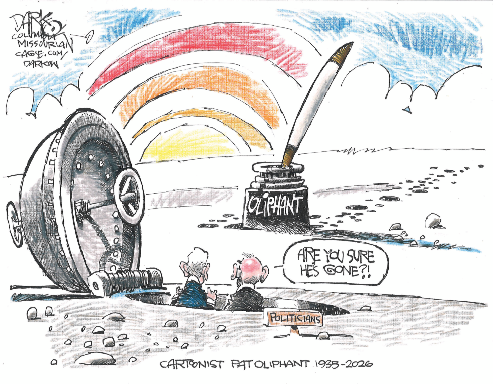 Cartoonist Pat Oliphant