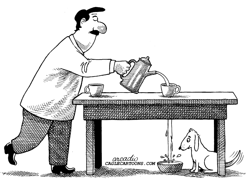 Serving breakfast