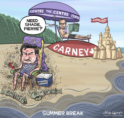 POILIEVRE ATACKED BY INFIGHTING FLIES by Graeme MacKay