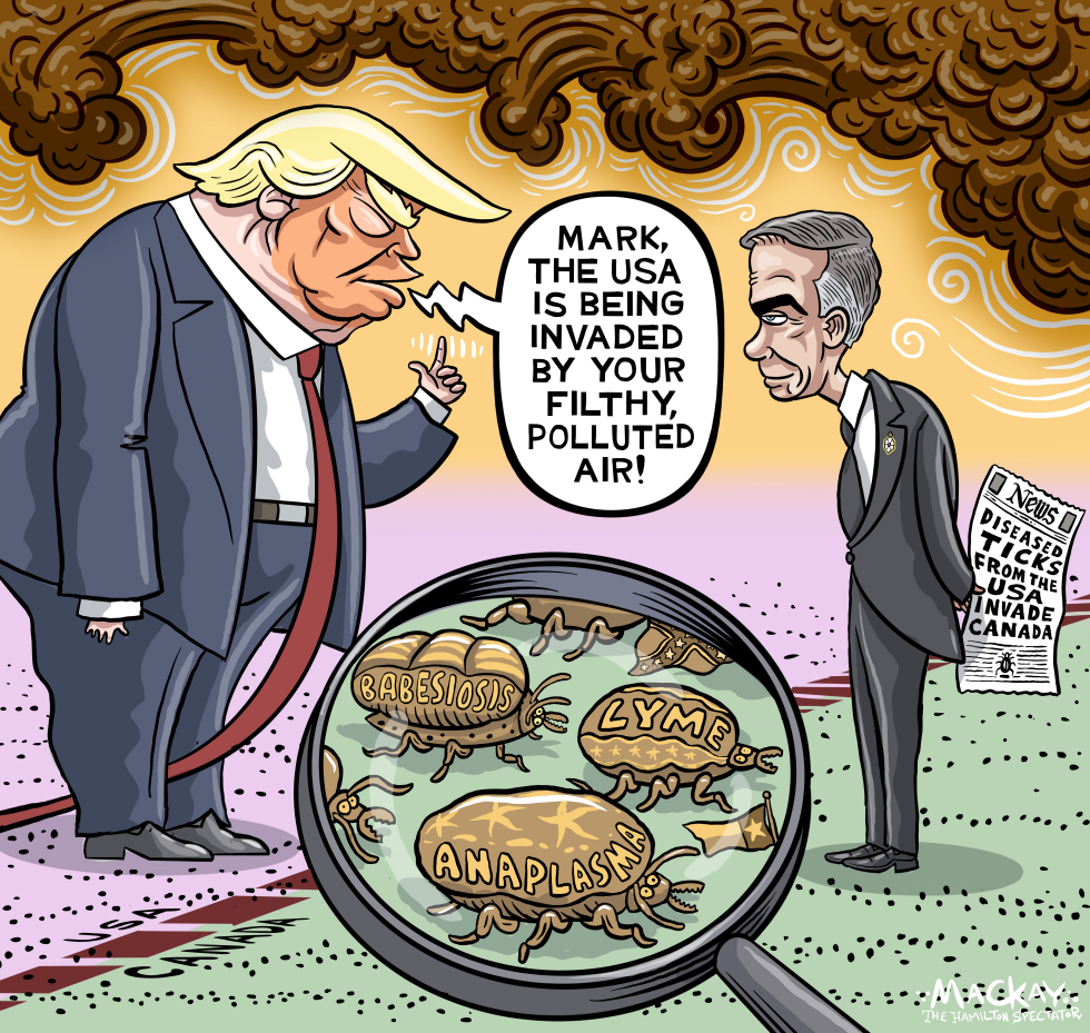 Diseased American ticks cross into Canada