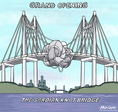 THE NEW BRIDGE BETWEEN CANADA AND THE U.S by Graeme MacKay