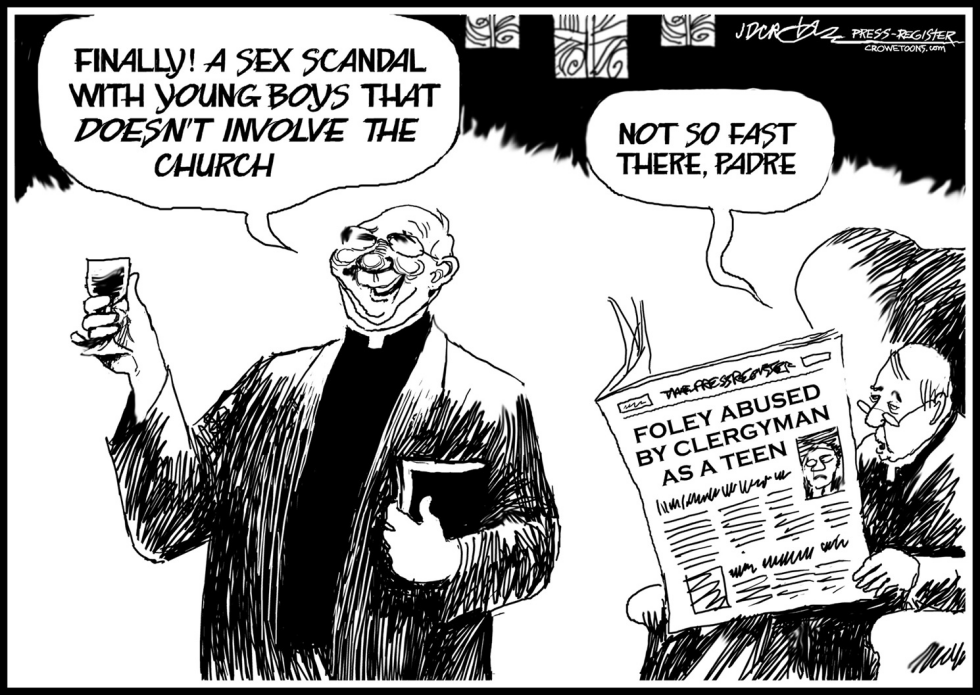 Foley abused by clergy
