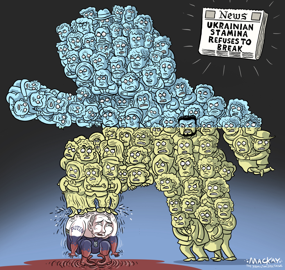 Ukraine stamina overpowers Putin