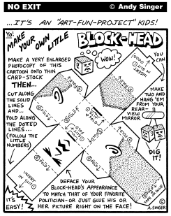 MAKE YOUR OWN BLOCK HEAD by Andy Singer