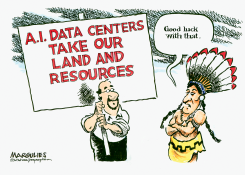 AI DATA CENTERS LAND PROTEST by Jimmy Margulies