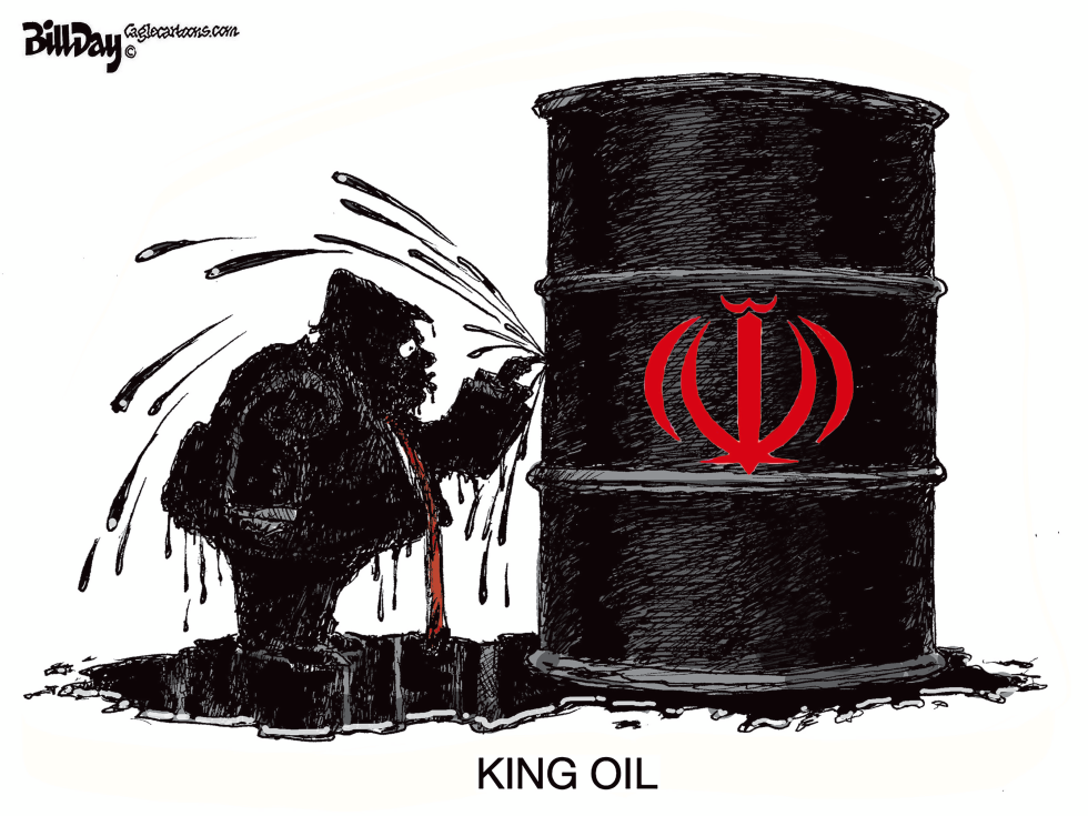 Figure directs oil stream toward Iranian barrel