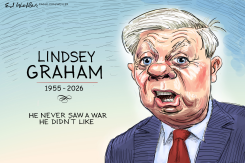 LINDSEY GRAHAM WAR HAWK TRIBUTE by Ed Wexler