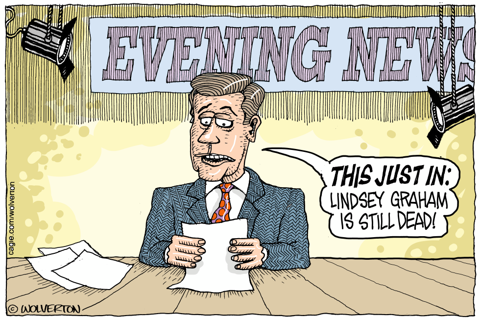 News Anchor Reports Lindsey Graham Status