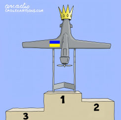 UKRAINIAN DRONE CROWNED FIRST ON PODIUM by Arcadio Esquivel