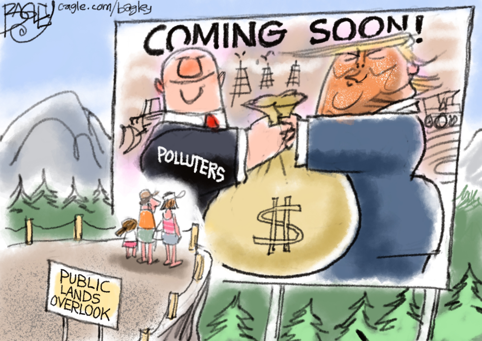 Trump Billboard Signals Polluter Deals on Public Lands