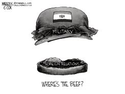 IRAN MILITARY CAP LACKS FOREIGN RELATIONS BEEF by Margolis & Cox