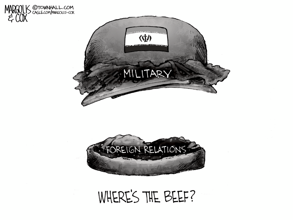 Iran's Military Cap Sits Alone Without Foreign Relations Substance
