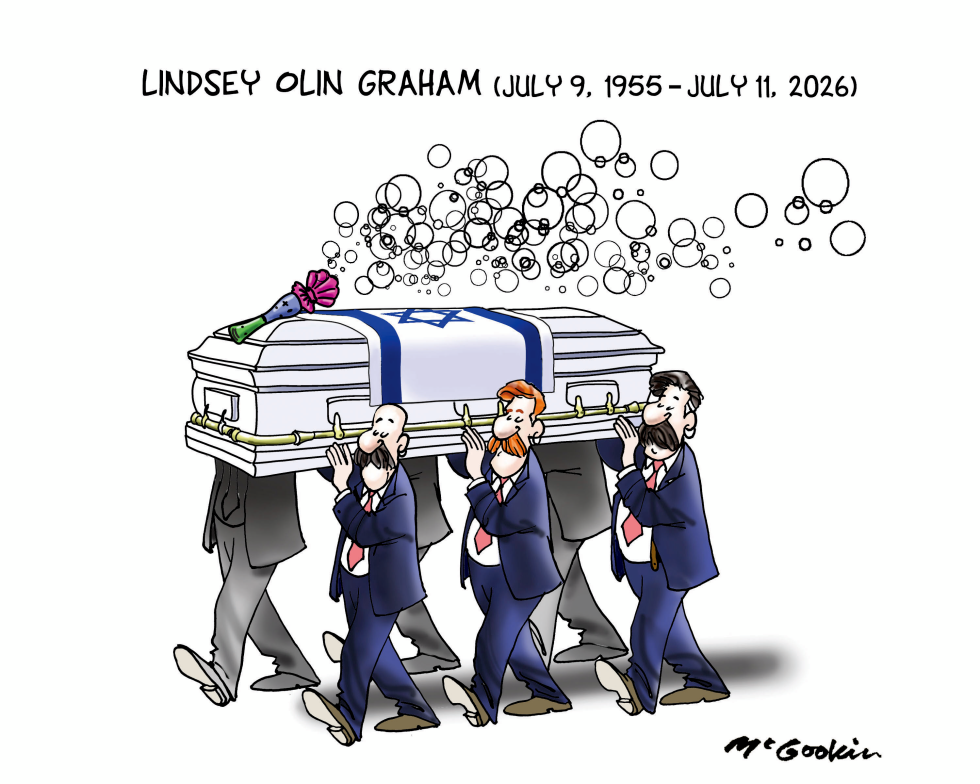 Lindsey Graham Funeral Features Israeli Flag Draped Coffin