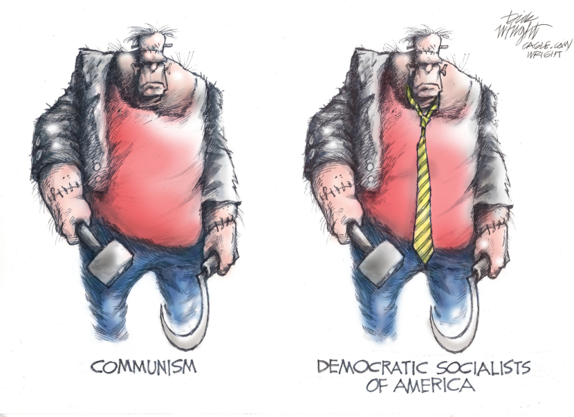 Communism and DSA share core symbols