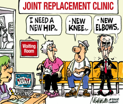 JOINT REPLACEMENT CLINIC WAITING ROOM by Steve Nease