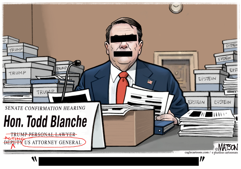 Todd Blanche faces Senate questions amid Trump and Epstein files