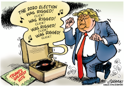 TRUMP DANCES TO SKIPPING 2020 RECORD by Paul Duginski